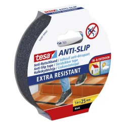 Tesa SKRIDSIKKER TAPE 5 M X 25 MM SORT Hot