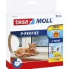 Tesa MOLL P-PROFIL TÆTNINGSLISTE 25 M X 9 MM X 5,50 MM HVID^ Tætningslister