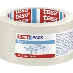 Tesa PACK® BASIC EMBALLAGETAPE 66 M X 50 MM TRANSPARENT