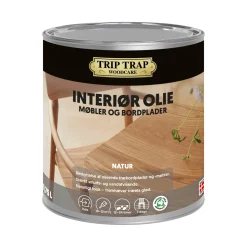 Trip Trap INTERIØR OLIE 0,75 L NATUR^ Træpleje & Lak
