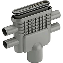 Unidrain 1414.0075 UDLØBSHUS 75 MM LODRET^ Gulvafløb