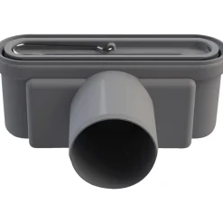 Unidrain 1411.0075 UDLØBSHUS 75 MM VANDRET