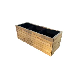 Upyard PLANTEKUMME TRYKIMPRÆGNERET TRÆ BRUNBEJDSET 36,5×36,5×35 CM New