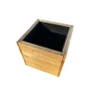 Upyard PLANTEKUMME TRYKIMPRÆGNERET TRÆ BRUNBEJDSET 36,5×36,5×35 CM^ Havekrukker
