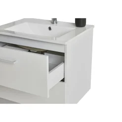 VASSO MILANO SOFTCLOSE BADMØBEL HVID 2 SKUFFER 80 CM^ Badeværelsesmøbler