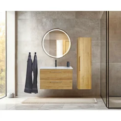 VASSO MILANO SOFTCLOSE BADMØBEL VARM EG 2 SKUFFER 80 CM Outlet