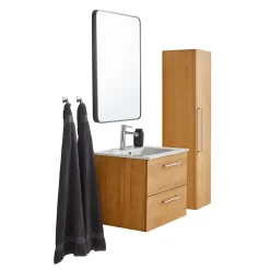 VASSO MILANO SOFTCLOSE BADMØBEL VARM EG 2 SKUFFER 60 CM^ Badeværelsesmøbler