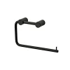 VASSO M/SKRUER TOILETPAPIRHOLDER MAT SORT New