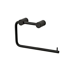 VASSO M/SKRUER TOILETPAPIRHOLDER MAT SORT New