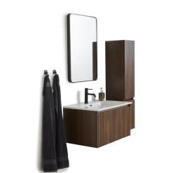 VASSO ROMA HØJSKAB VALNØD 2 LÅGER 30 CM Outlet