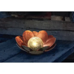 Veli Line LOTUS SOLCELLE LAMPE METAL 10 CM Clearance