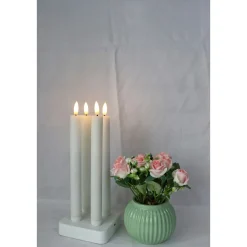 Veli Line 4-PAK GENOPLADELIGE HVIDE 24,5 CM LED KRONELYS^ Boligindretning