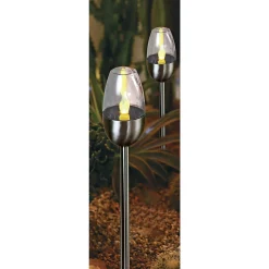 Veli Line 2-PAK SOLCELLE FAKKEL STÅL 38 CM Clearance