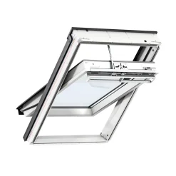 Velux INTEGRA SOLCELLE VIPPEVINDUE HVID POLYURETAN 78 X 140 CM GGU MK08 006830^ Ovenlysvinduer