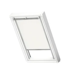 Velux MØRKLÆGNINGSGARDIN MANUEL HVID DKL MK08 1025S^ Ovenlysvinduer
