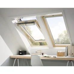 Velux VIPPEVINDUE HVIDMALET TRÆ 78 X 140 CM GGL MK08 2068 Clearance