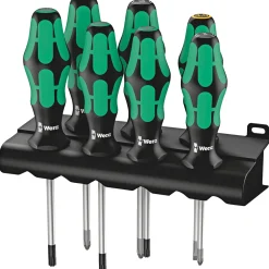 Wera 300 355/350/367/7 SKRUETRÆKKERSÆT 7 DELE New