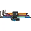 Wera 950/9 MULTICOLOUR HF1 STIFTNØGLESÆT 1,5-10 MM 9 DELE^ Fastnøgle