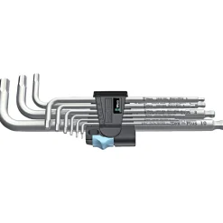 Wera 3950/9 STAINLESS 1 STIFTNØGLESÆT 1,5-10 MM 9 DELE^ Fastnøgle