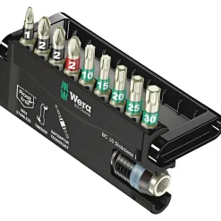 Wera BIT CHECK STAINLESS BITSSÆT 10 DELE^ Tilbehør Elværktøj
