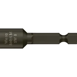 Wera 869/4M 8X50 TOPNØGLEINDSATS^ Fastnøgle