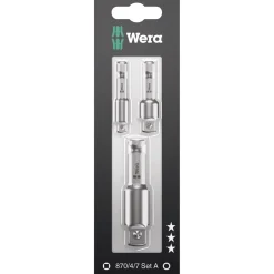 Wera TOPNØGLEINDSATS 1/2"X75 MM 3 STK^ Tilbehør Elværktøj