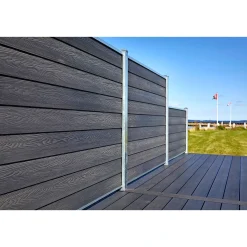 Wimex GLYNGØRE A-PROFIL HEGNSFAG SORT 189.30 X 90 CM