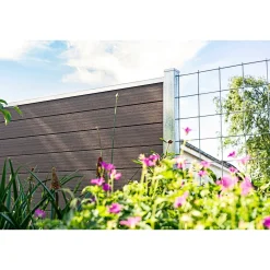 Wimex LIVØ PRIME V-PROFIL HEGNSFAG MATBRUN 189.50 X 180 CM^ Komposithegn