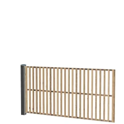 Wimex TREND LAMEL HEGN VARMEBEHANDLET FYR 186.30 X 99.50 CM^ Træhegn
