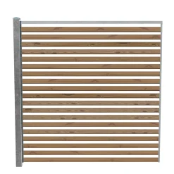 Wimex TREND ROMBE S34 HEGNSFAG VARMEBEHANDLET FYR 197.30 X 180 CM^ Træhegn