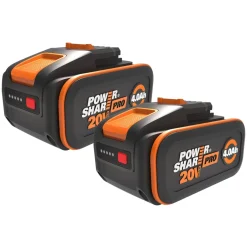 Worx WA3644.2 BATTERI 20V 4 AH 2 STK/PK^ Batterier & Ladere