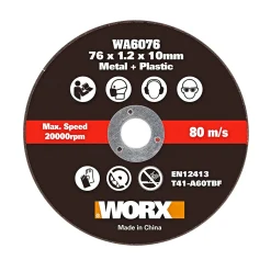 Worx WA6076.3 KLINGE 76X1,2X10MM^ Tilbehør Elværktøj