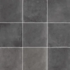 XL-BYG CONTEMPORARY GRAPHITE GULVFLISE 81X81 MØRK GRÅ^ Store Fliser
