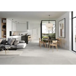 XL-BYG LAGOM WHITE GULVFLISE 90X90 LYS GRÅ Clearance