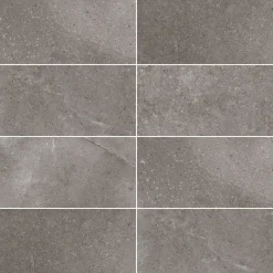 XL-BYG LECCESE FOSSILE GULVFLISE 30X60 MØRK GRÅ Discount