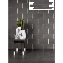 XL-BYG ON SQUARE LAVAGNA MOSAIK VÆGFLISE 30X60 MØRK GRÅ Best