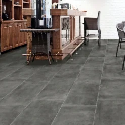 XL-BYG PIETRA LIMESTONE BLACK GULVFLISE 60X60 SORT^ Gulvfliser