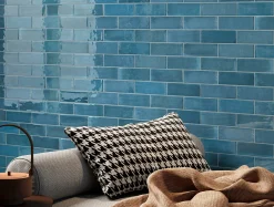XL-BYG T-BRICK WALL NAVY VÆGFLISE 5,2X16 BLÅ