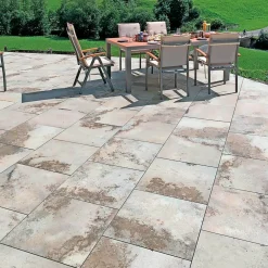 XL-BYG ULTRA BAVIERA UDENDØRS KERAMISK FLISE 60X60 BEIGE^ Havefliser